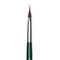 Silver Brush Ruby Satin Synthetic Brush - Pointed Triangle, Medium, Short Handle